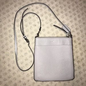 BRAND NEW COACH LIGHT GRAY CROSS BODY BAG